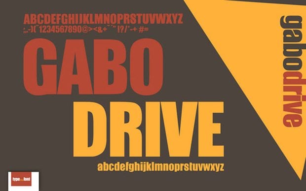 Big and bold fonts for free download